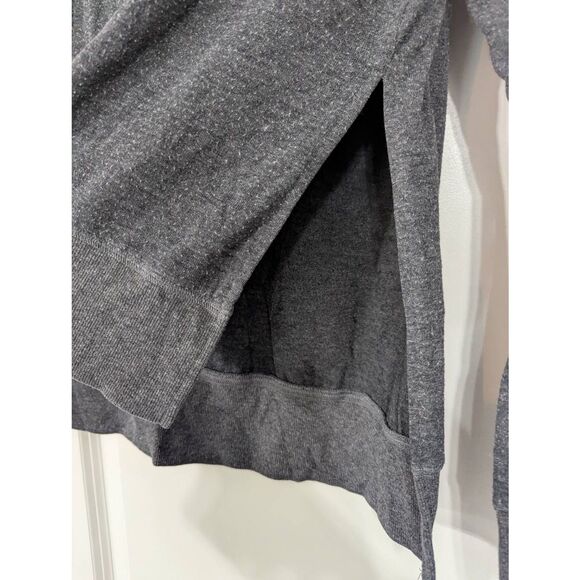 Alo Yoga Glimpse Long Sleeve Top women's gray sweatshirt nubs - Picture 3 of 4